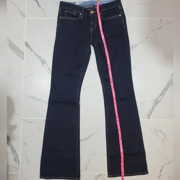 Gap 1969 dark denim curvy fit jeans Sz26/2r- EUC - Picture 8 of 9